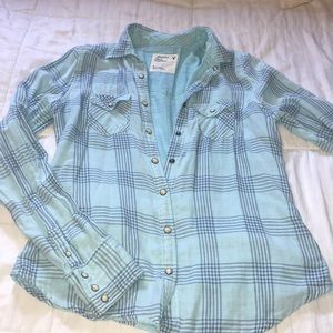 American Eagle button down flannel